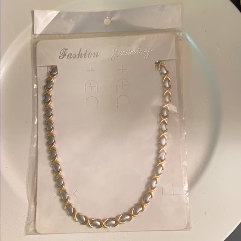 Silver / Gold necklace Fashion jewelry